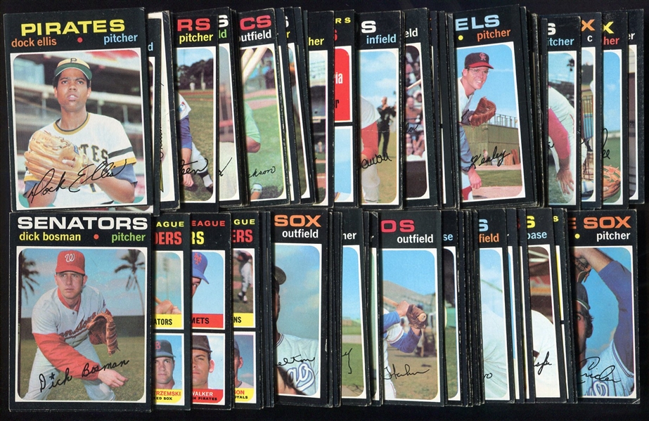 1971 Topps Partial Set of 619