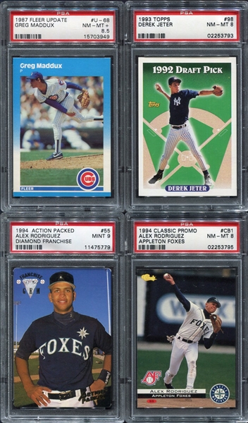 1980s /90s Star Card Lot of PSA 8, 8.5 & 9s