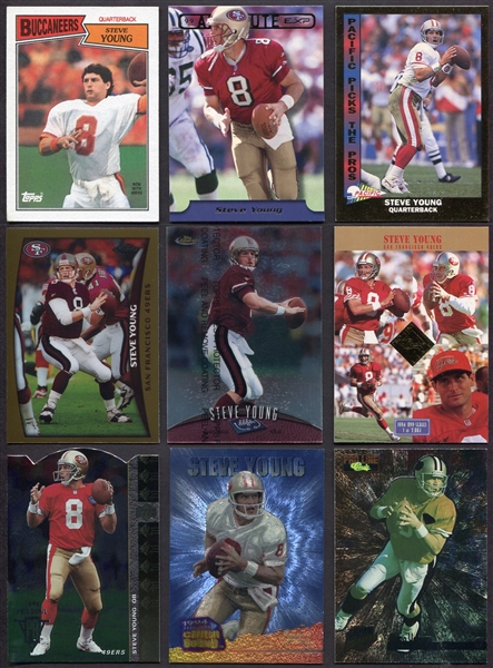 1980s-1990s Steve Young Collection of 21 Different