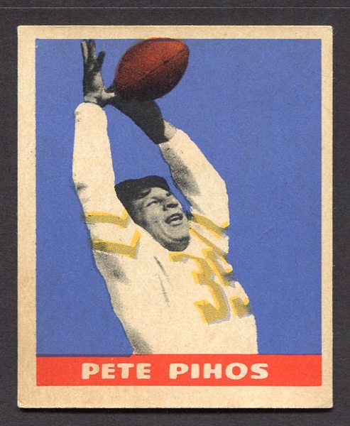 1949 Leaf Football #28 Pete Pihos Philadelphia Eagles EX+