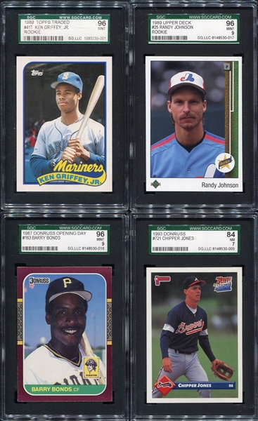 1980s /90s Star Card Lot of SGC Graded 