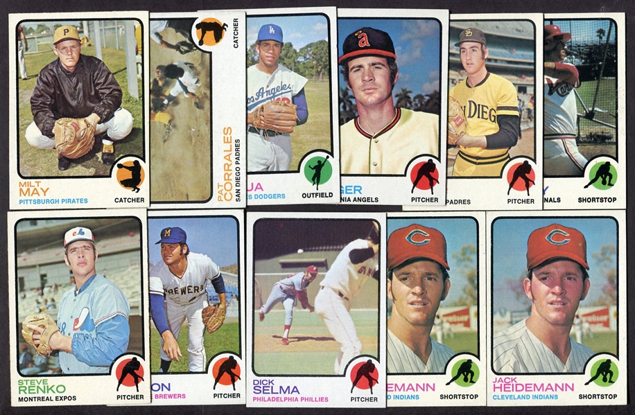 1973 Topps Lot of 11 High-Numbers all Exmt/Nrmt