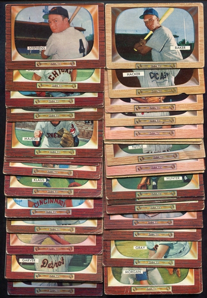 1955 Bowman Lot of 44 Different 