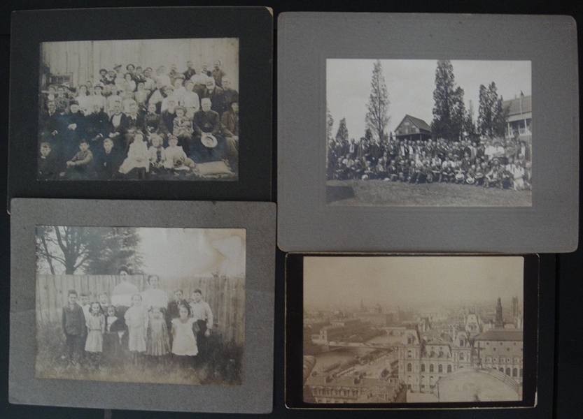 Lot of 17 19th & 20th Century Cabinet Photos