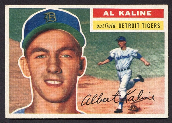 1956 Topps #20 Al Kaline EX