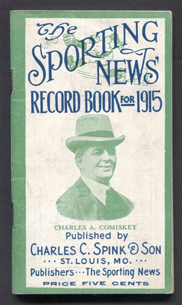 1915 Sporting News Record Book