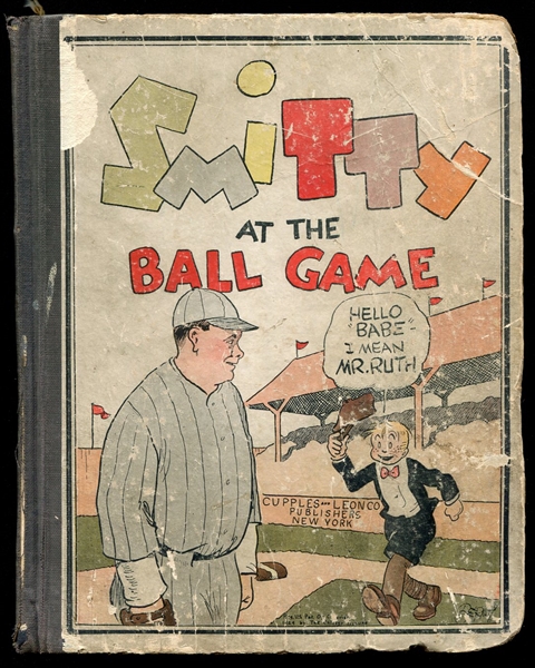 1929 Smitty at the Ball Game Babe Ruth Book