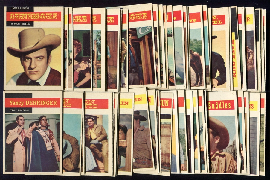 1958 Topps TV Westerns Complete Set of 71 Most Exmt-Nrmt