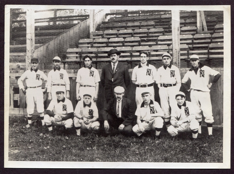Circa 1920 Baseball Team Photograph 