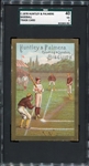c. 1878 Huntley & Palmers Baseball Trade Card SGC 40