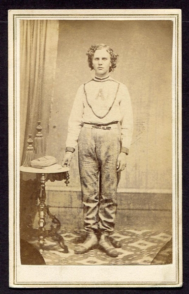 1860s CDV Allegheny of Pittsburgh Baseball Player