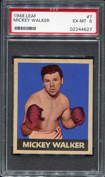 1948 Leaf Boxing #7 Mickey Walker PSA 6