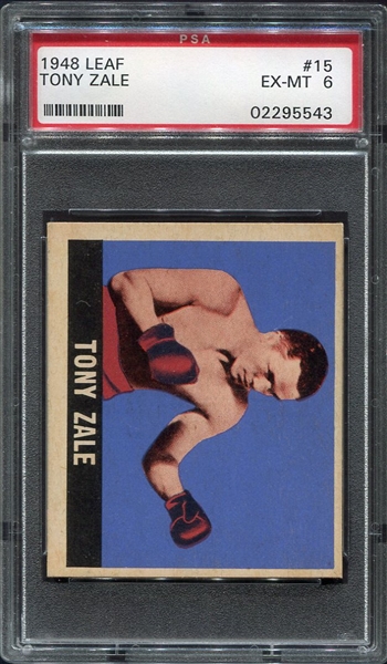 1948 Leaf Boxing #15 Tony Zale PSA 6