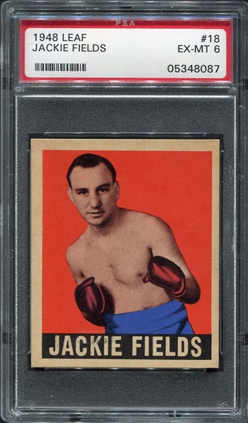1948 Leaf Boxing #18 Jackie Fields PSA 6