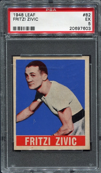 1948 Leaf Boxing #82 Fritzi Zivic PSA 5
