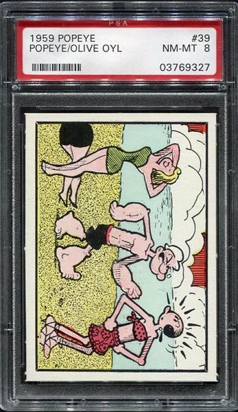 1959 Popeye #39 Popeye/Olive Oyl PSA 8