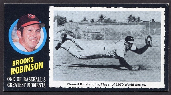 1971 Topps Greatest Moments #9 Brooks Robinson EX