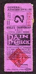 1911 World Series Game 3 Ticket Stub