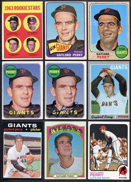1960s-70s Gaylord Perry Card Collection