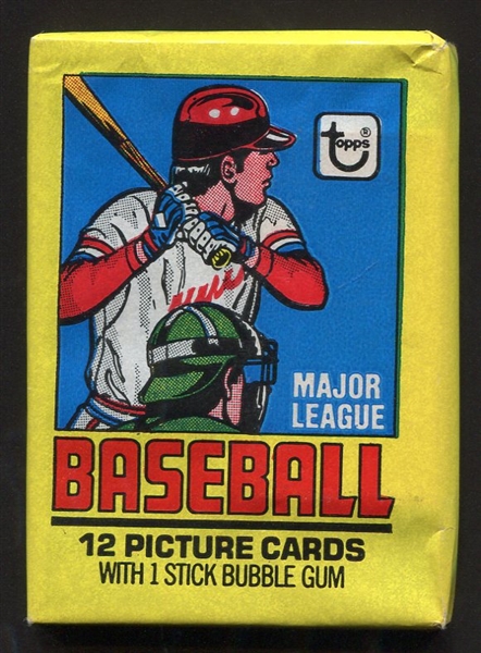 1979 Topps Baseball Unopened Wax Pack