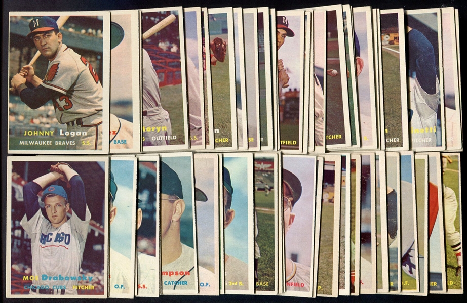 1957 Topps Lot of 54 Different EX+/-