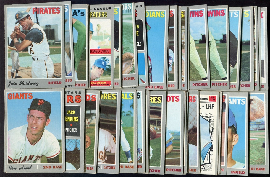 1970 Topps Lot of 82 Assorted w/High Numbers VG - Nrmt