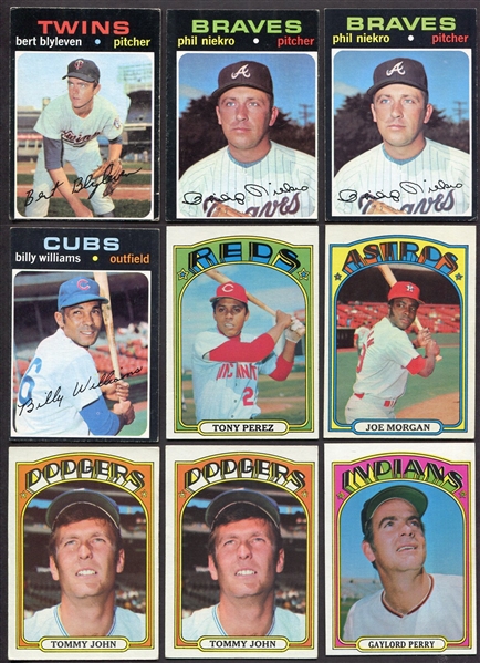 1971-1974 Topps Star Card Lot of 40 Assorted