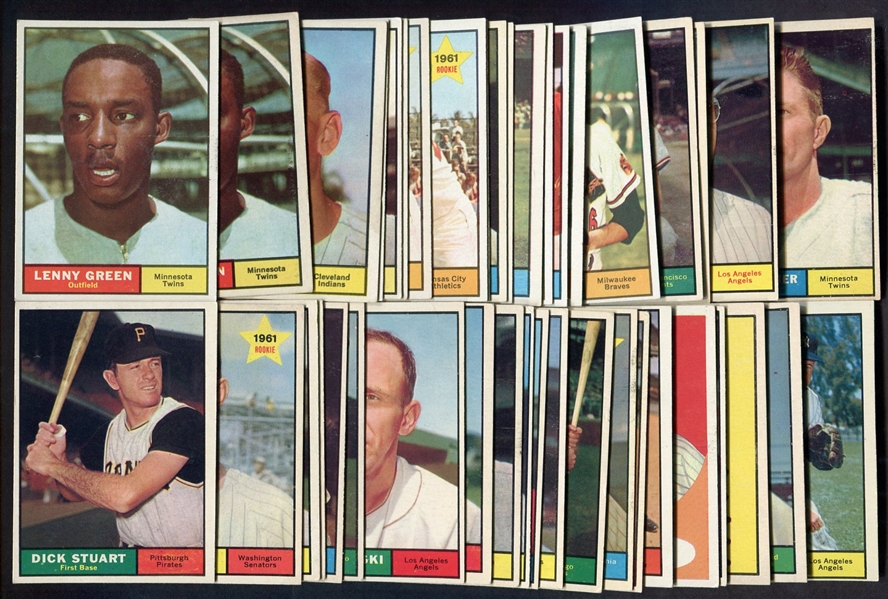 1961 Topps Lot of 42 Assorted Ex+/-