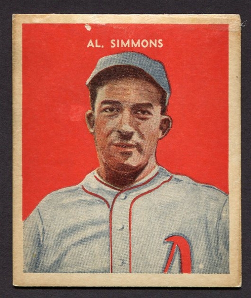 1932 U. S. Caramel #17 Al Simmons 