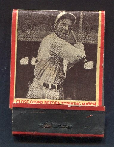 1935-36 Diamond Matchbook Eric McNair Philadelphia Athletics
