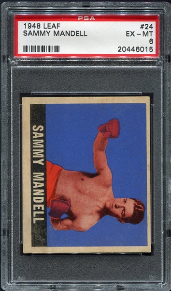 1948 Leaf Boxing #24 Sammy Mandell PSA 6