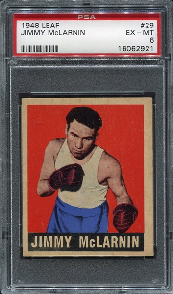 1948 Leaf Boxing #29 Jimmy McLarnin PSA 6