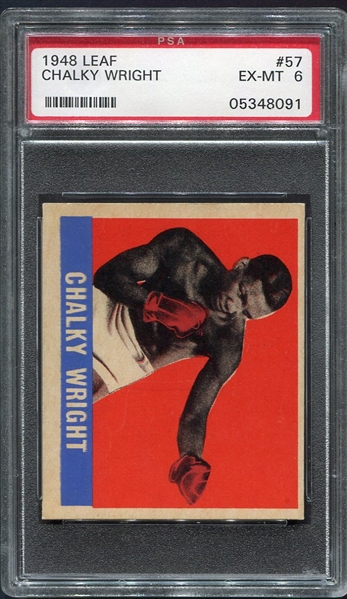1948 Leaf Boxing #57 Chalky Wright PSA 6