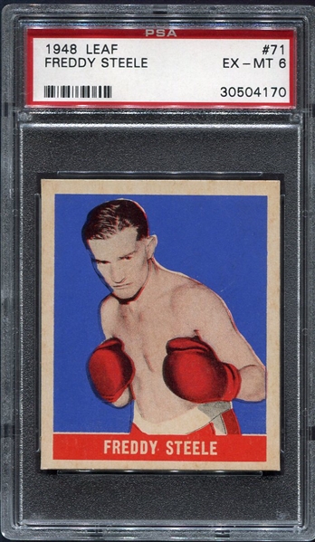 1948 Leaf Boxing #71 Freddy Steele PSA 6