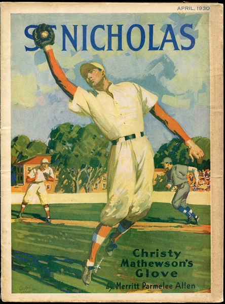 1930 St. Nicholas Magazine Christy Mathewsons Glove issue