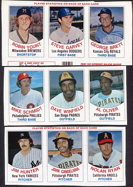 1977 Hostess Complete 50 Panel Set in High Grade