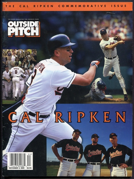 2001 Outside Pitch Cal Ripken Commemorative Issue w/Ticket Stub