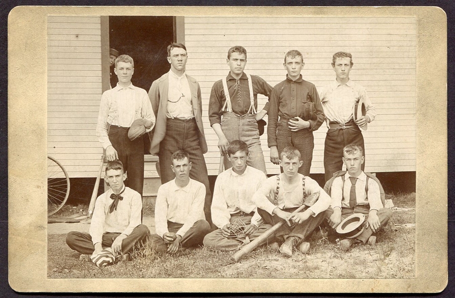 1897 Springfield Ohio Schaefer School Baseball Team
