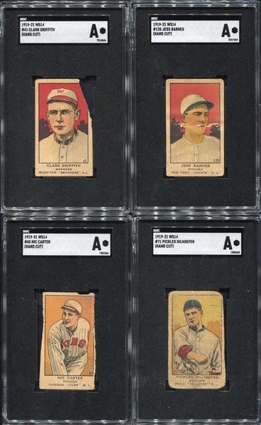 W514 Lot of 20 Different SGC Graded w/Griffith