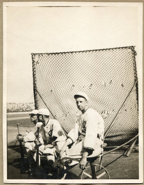 Eddie Collins & Joe Jackson Photograph circa 1919