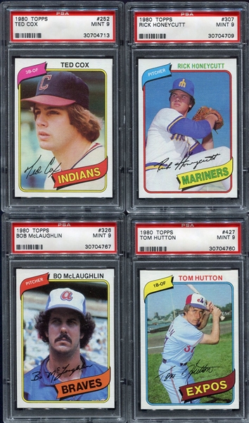 1980 Topps Lot of 5 Different PSA 9s