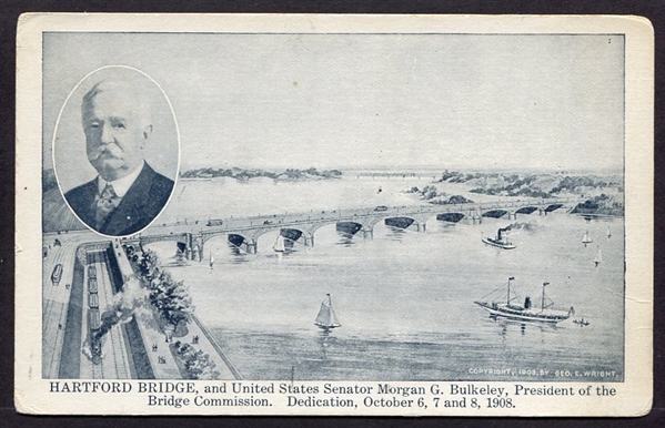 1908 Morgan Bulkeley Postcard
