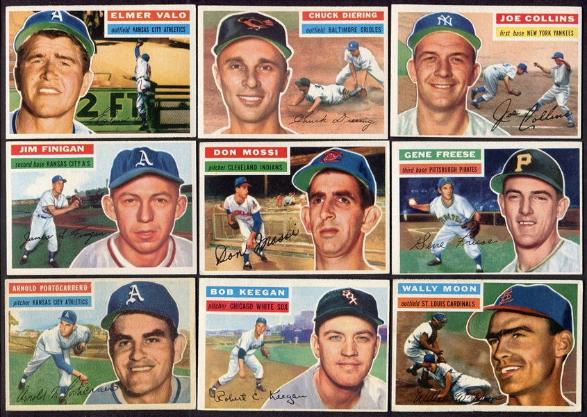 1956 Topps Lot of 15 Different 