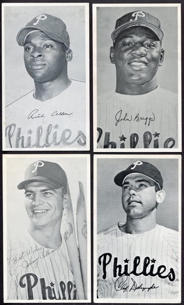 1960s Philadelphia Phillies Lot of 14 Different Team Issued Photos