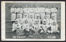 1907-09 H. M. Taylor Detroit Tigers Postcard