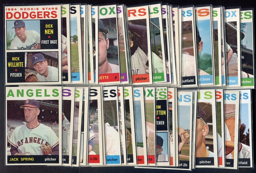 1964 Topps Lot of 53 Different Exmt/Nrmt