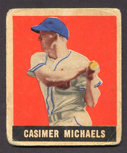 1949 Leaf #13 Casimer Michaels Short Print 