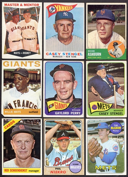 1960-1969 Topps Lot of 39 Assorted w/HOFers & Stars