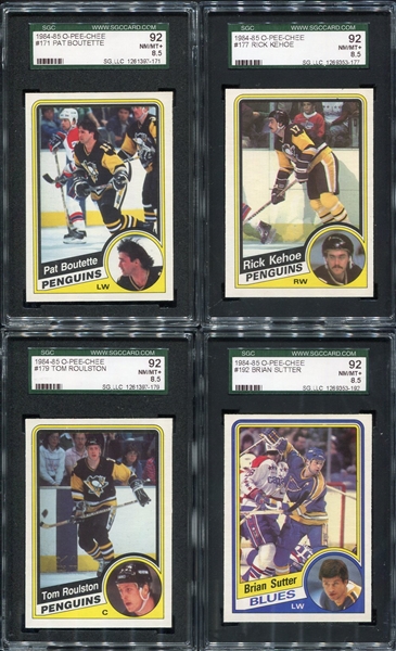 1984-85 O-Pee-Chee SGC Graded 88/92s Lot of 30 Different