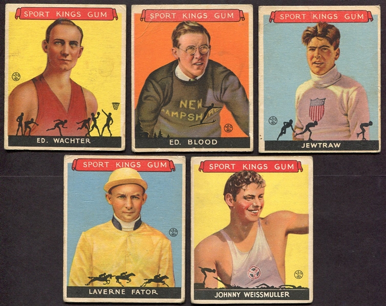 1933 Sport Kings Lot of 5 Different